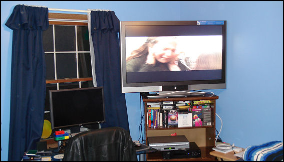 Room with new tv